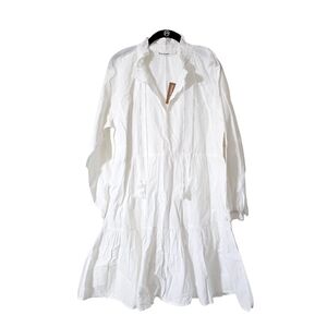 ROLLER RABBIT Janni Long Sleeve Tiered Dress Medium